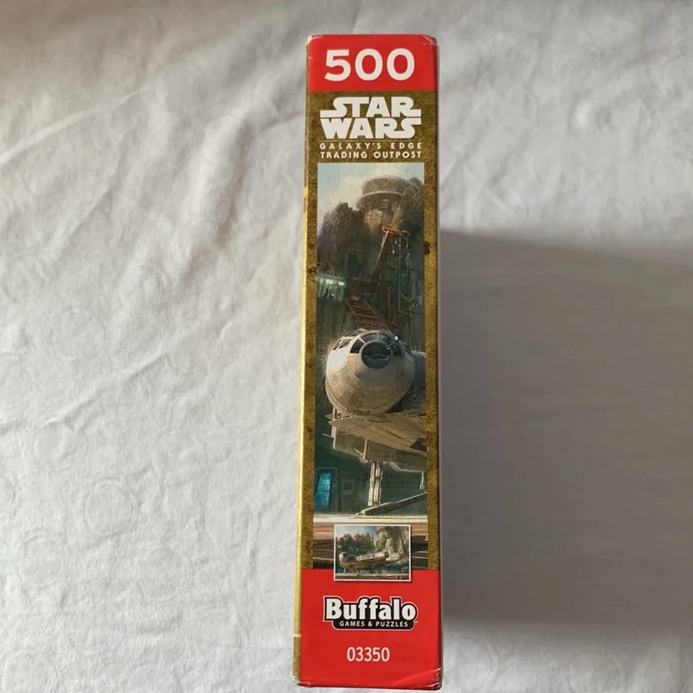 NIB Factory Sealed Star Wars Puzzle 500 Piece Galaxy’s Edge Trading Post - Picture 3 of 6